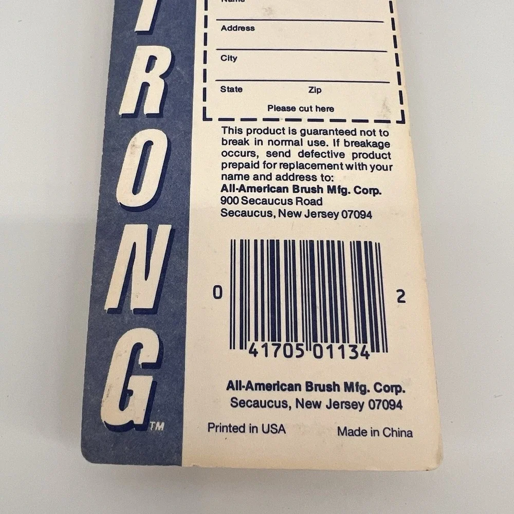 Vintage NEW NOS Headstrong Beauty Teaser Narrow Bristle‎ Brush (Blue)